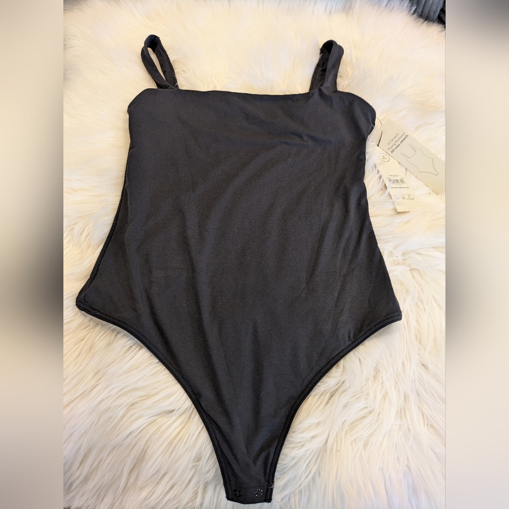 Black One-Piece Swimsuit